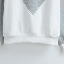 Patchwork Women Hoodies Long Sleeve Fleece Thick Casual Hoody O neck Sport Tracksuit Pullover Sweatshirt