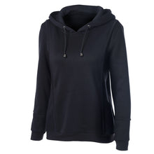 Long Sleeve O-neck Solid Hoodies Sweatshirt With Hat Black Color Women Pullocers X0382