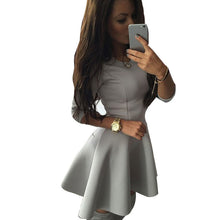 Long Sleeve Women Dress Slim A-line Party Dresses Vestidos Elegant Dress Big Size Mini Dresses