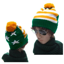 men-women-knitted-hats-american-flag-star-stripes-bobble-beanie-ski-hat-thick-cap-unisex-headwear BBL
