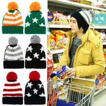 men-women-knitted-hats-american-flag-star-stripes-bobble-beanie-ski-hat-thick-cap-unisex-headwear BBL