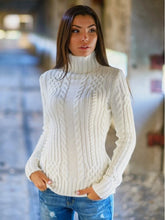 Sweater Shirts Womens Twist Turtleneck Solid Long Sleeve Casual Slim Knit Sweater Pullovers Tops Sweater M0458