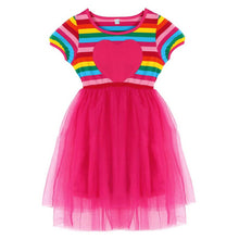 bobora-kids-baby-girl-toddler-rainbow-striped-tutu-dresses-girls-top-party-dress-outfit-clothes BBL
