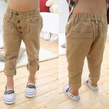 baby-kids-boys-retro-clothes-khaki-casual-pants-straight-trousers-2-7y-children-capris BBL