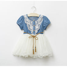baby-kids-girl-short-sleeve-denim-lace-dresses-tops-white-guaze-children-tutu-dress-sundress-1-6y BBL
