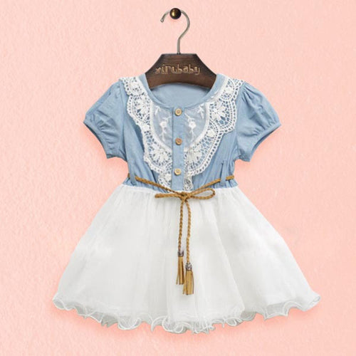 baby-kids-girl-short-sleeve-denim-lace-dresses-tops-white-guaze-children-tutu-dress-sundress-1-6y BBL
