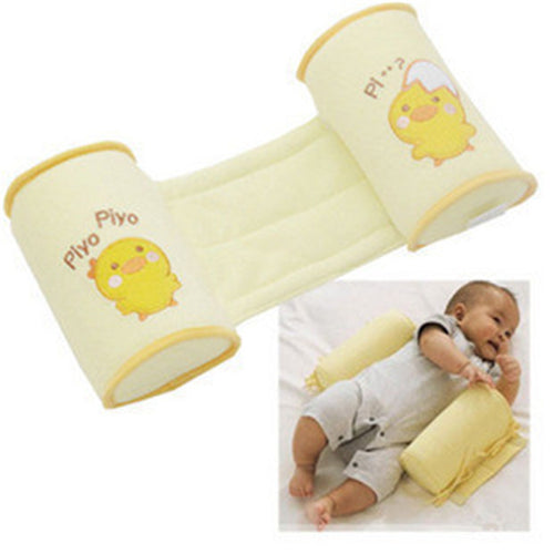 baby-shaping-pillow-orthopedic-flat-toe-cap-anti-roll-pillows-yellow-chick-newborn-new BBL