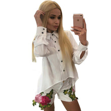 Back Zipper Split Irregular Hem Women Chiffon Blouses Sexy Turn-down Collar Long Sleeve Lady Shirts Tops M0593