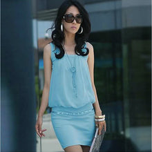 big-sale-women-dress-chiffon-o-neck-office-dress-sleeveless-csual-bodycon-dress-vestidos-blue-white-olus-size BBL