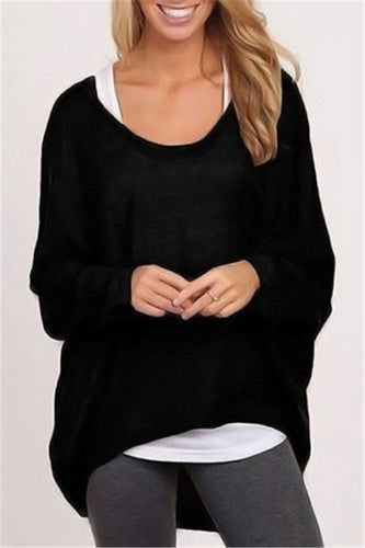 Big Size Loose T Shirt Women Casual Irregular Long Sleeve Tee Shirts O neck Solid Oversized Women Tops Plus Size Women Clothing