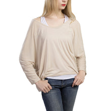 Big Size Loose T Shirt Women Casual Irregular Long Sleeve Tee Shirts O neck Solid Oversized Women Tops Plus Size Women Clothing