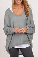 Big Size Loose T Shirt Women Casual Irregular Long Sleeve Tee Shirts O neck Solid Oversized Women Tops Plus Size Women Clothing