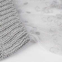 Black White Gray Cute Lace Patchwork Knitted Sweater Thin Loose Women Pullovers And Sweaters Ripped Pullovers Pull Femme