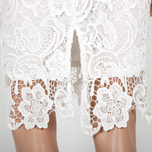 Black White Lace Dress Sexy V Neck Strap Lady Lace Party Dress Slim Pencil Bodycon Dress Floral Crochet Dresses For Women