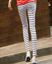 Black White Zebra striped Sweatpants Women Ladies Cotton Sport Pants With Drawstring Pants Casual Trousers J2108