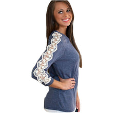 Blusas Femininas Women Embroidery Crochet Lace Sleeve Hollow Blouses Casual Solid O Neck Blouse Shirt Plus Size Tops