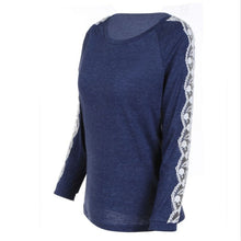 Blusas Femininas Women Embroidery Crochet Lace Sleeve Hollow Blouses Casual Solid O Neck Blouse Shirt Plus Size Tops