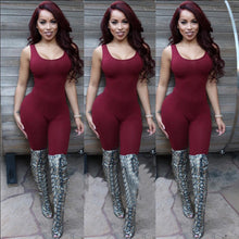 Bodycon Sexy Jumpsuit Club Jumpsuit Bodysuit Backless Tight Women Romper Sleeveless Rompers Womens Jumpsuit Plus Size