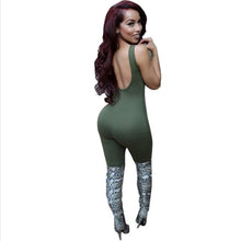 Bodycon Sexy Jumpsuit Club Jumpsuit Bodysuit Backless Tight Women Romper Sleeveless Rompers Womens Jumpsuit Plus Size