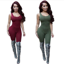 Bodycon Sexy Jumpsuit Club Jumpsuit Bodysuit Backless Tight Women Romper Sleeveless Rompers Womens Jumpsuit Plus Size