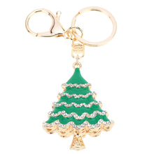 brand-design-christmas-tree-couple-keychain-retro-hollow-out-rhinestone-key-ring-holder-jewelry BBL