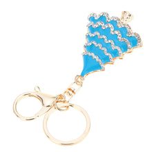 brand-design-christmas-tree-couple-keychain-retro-hollow-out-rhinestone-key-ring-holder-jewelry BBL