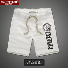 Cotton Beach Shorts for Man Swimmer Short Pants Men Casual Sporting Short Trousers JMS