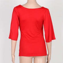 T Shirt Sexy V neck Sleeve Cut Tee Shirt Femme Slim Butterfly Sleeve Women Tops Plus Size T-shirt Women