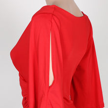 T Shirt Sexy V neck Sleeve Cut Tee Shirt Femme Slim Butterfly Sleeve Women Tops Plus Size T-shirt Women