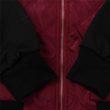 Down Jacket Coat Streetwear Cool Grid Women Jacket Long Sleeve Bomber Jacket 3 Colors S/M/L/XL
