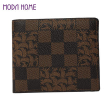 mens-leather-wallet-hasp-design-pu-wallets-with-coin-pocket-purse-plaid-print-multifunctional-portemonnee BBL