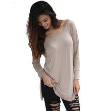 Sexy Lace Crochet Patchwork Tee Shirt Femme Deep V Back Hollow T Shirt Women Long Sleeve Side Split Tee Shirt Women