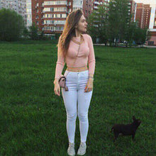 Sexy Tight Knit Crop Top Long Sleeve Pullover Women Tops Cropped Tee Shirt Femme Elastic Wrap Knitted Tops For Women