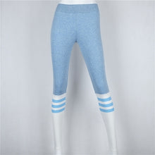 Stretchy Fitness Legging Women Patchwork High Waisted Leggings Slim Skinny Leggin Sexy Fitness Pants