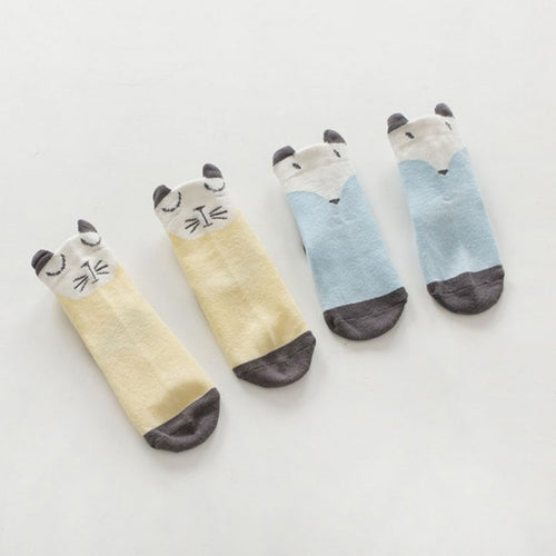 cartoon-newborn-cotton-fox-cat-printed-anti-slip-knee-socks-kids-baby-stockings-0-4y-y2 BBL