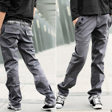 casual-adult-mens-multi-colored-cotton-straight-s-trousers-slim-fit-pants-m-xxl BBL
