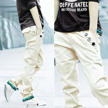 casual-adult-mens-multi-colored-cotton-straight-s-trousers-slim-fit-pants-m-xxl BBL