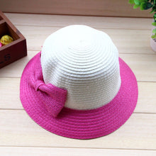 casual-kids-girls-sun-hat-toddler-beach-bucket-hat-baby-girls-kids-bowknot-straw-caps-5-sizes BBL