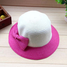 casual-kids-girls-sun-hat-toddler-beach-bucket-hat-baby-girls-kids-bowknot-straw-caps-5-sizes BBL