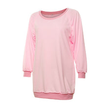 Casual Loose Women Dress Plus Size Women Clothing Long Sleeve O Neck Hoodies Dress Christmas Dresses