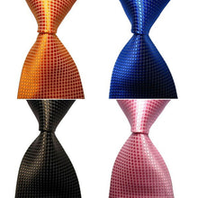 casual-slim-men-ties-small-plaid-skinny-neck-party-wedding-tie-silk-necktie BBL