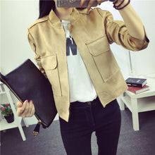 Chamois Outdoor Jackets Women Short Jacket Coats Plus Size Coat With Pocket Chaquetas Mujer Coats For Women