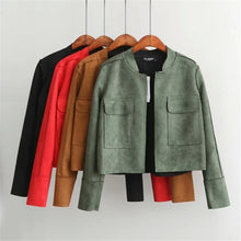 Chamois Outdoor Jackets Women Short Jacket Coats Plus Size Coat With Pocket Chaquetas Mujer Coats For Women