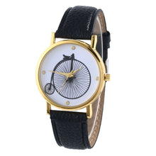 Watches For Women Vogue wheels Print Quartz Watch Men Dress Hour Clock Relogio Feminino Montre