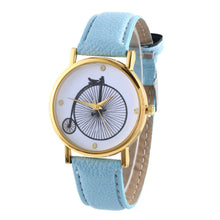 Watches For Women Vogue wheels Print Quartz Watch Men Dress Hour Clock Relogio Feminino Montre