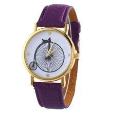 Watches For Women Vogue wheels Print Quartz Watch Men Dress Hour Clock Relogio Feminino Montre