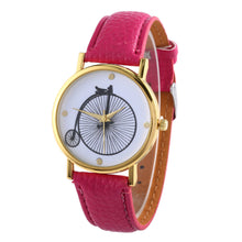 Watches For Women Vogue wheels Print Quartz Watch Men Dress Hour Clock Relogio Feminino Montre