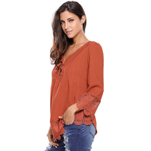 chemise-femme-v-neck-floral-lace-shirt-women-tops-office-shirt-ladies-crochet-blouse-blusas-femininas BBL