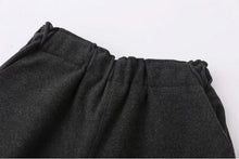 Chic Elastic Waist Fakse 2 Pieces Wide Leg Pants Woman Long Trousers Femme Casual Pants
