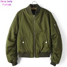 Chic Short Bomber Pilots Parkas Quilted Jacket Women V neck Long sleeve Casual Coat Thin Padded Outerwear